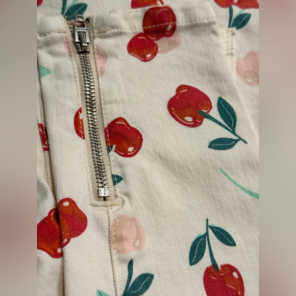 BLANKNYC x Free People Cherry Print Skinny Jeans - Size 27 - Picture 7 of 8